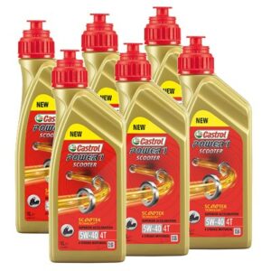 Castrol  6x 1 L Power 1 Scooter 4T 5W-40  154F86