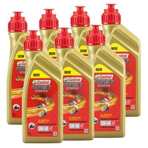 Castrol  7x 1 L Power 1 Scooter 4T 5W-40  154F86