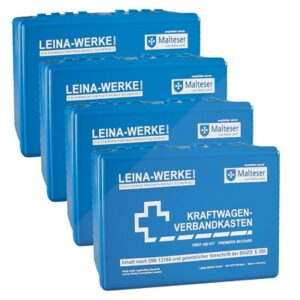 Leina werke LEINA 4x Verbandkasten blau DIN 13164  10001