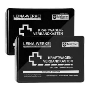 Leina werke LEINA 2x Verbandkasten schwarz DIN 13164  10002