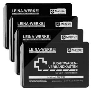 Leina werke LEINA 4x Verbandkasten schwarz DIN 13164  10002