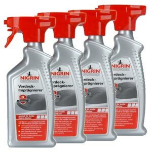 Nigrin 4x 500ml Performance Verdeck-Imprägnierer  74183