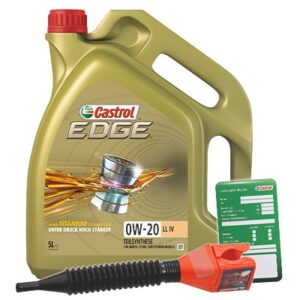 Castrol 5 L EDGE TITANIUM FST 0W-20 LL IV + Ölw.-Anhänger  15B1B3 : DE01675 : 3050