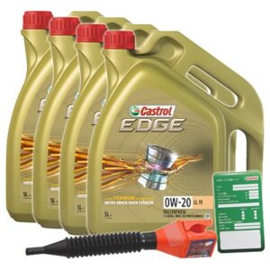 Castrol  20 L EDGE TITANIUM FST 0W-20 LL IV + Anhän  3050 : DE01675 : 15B1B3