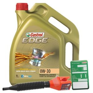 Castrol 5 L EDGE TITANIUM FST 0W-30 + Anhänger + Trichter  3050 : 1533DD : DE01675