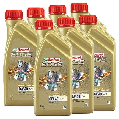 Castrol  7x 1 L EDGE TITANIUM FST 0W-40 A3/B4  15336D