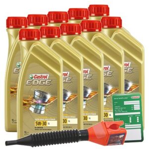 Castrol  10x 1 L EDGE TITANIUM FST 5W-30 LL + Anhän  3050 : 15665F : DE01675