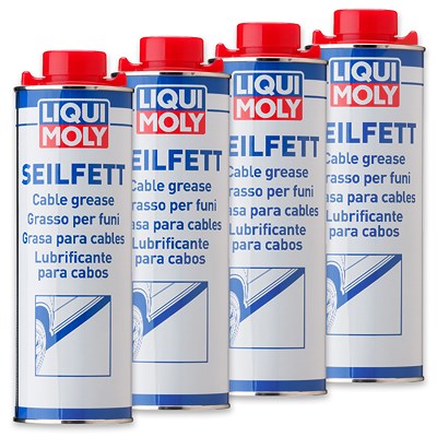 4x 1 L Seilfett-Spray 6173