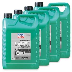 4x 5 L Rasenmäher-Öl SAE 30 1266