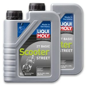 2x 1 L MOTORÖL LIQUI MOLY Motorbike 2T Basic Scooter Street 1619