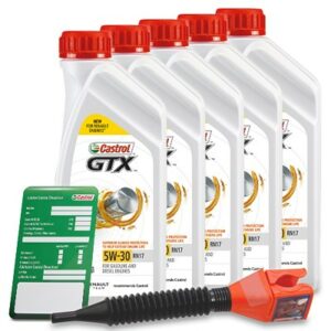 5x 1 L GTX 5W-30 RN17 + Ölwechsel-Anhänger + Einfülltrichter 15F6E4