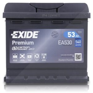 Exide EA530 Premium Carbon Boost 53 Ah 540 A Renault: Twingo I