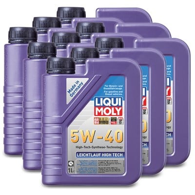 9x 1 L Leichtlauf High Tech 5W-40 3863