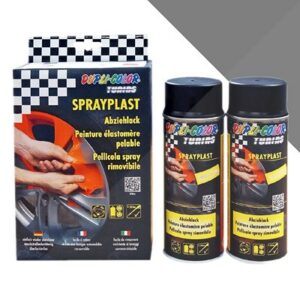 Dupli color 2x 400ml Sprayplast carbon glänzend  388064