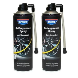 Presto 2x 500ml Reifenpannenspray 383298