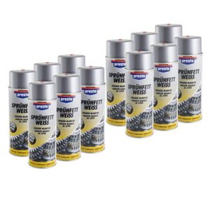 Presto  12x 400ml Sprühfett weiß  306352