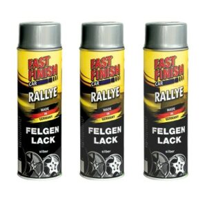 Fast finish  3x 500ml RALLYE Felgenlack Silber  292842