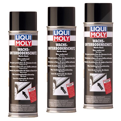 Liqui moly 3x 500ml Wachs-Unterboden-Schutz anthra 6100