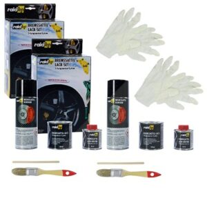 Raid hp 2x Bremssattellack Set 6-teilig gelb  350002