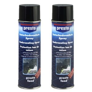 Presto  2x 500ml Unterbodenschutz Bitumen schwarz  306017