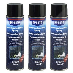 Presto  3x 500ml Unterbodenschutz Bitumen schwarz  306017