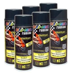 Dupli color  6x 400ml Sprayplast carbon Seidenglanz  388064