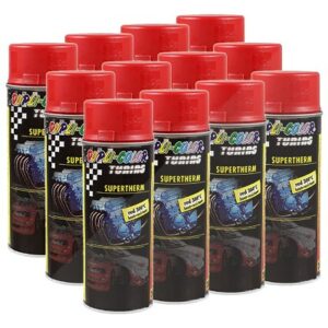 Dupli color  12x 400ml Supertherm red 300°C  339127