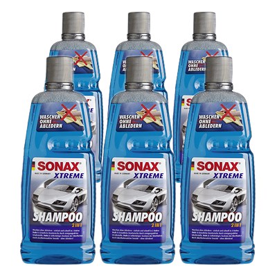 Sonax  6x 1 L XTREME Shampoo 2 in 1  02153000