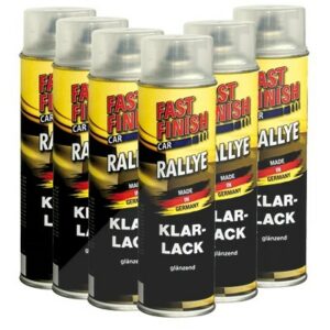 Fast finish 6x 500ml  RALLYE - Klarlack - glänzend  292859