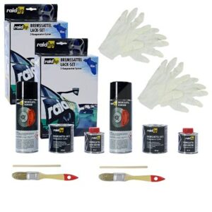 Raid hp 2x Bremssattellack Set 6-teilig blau  350003