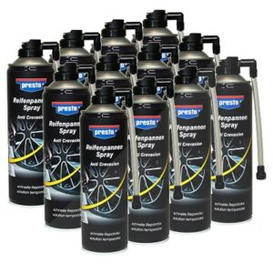 Presto 12x 500ml Reifenpannenspray 383298