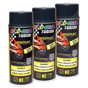 Dupli color 3x 400ml Sprayplast carbon Seidenglanz  388064