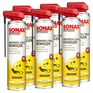 Sonax 6x 400ml Bremsen + TeileReiniger m. EasySpra 04833000