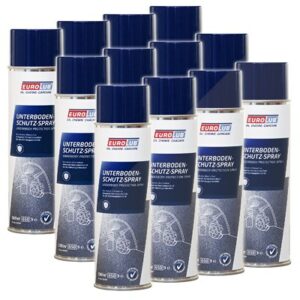 Eurolub 12x 500ml Unterbodenschutz-Spray 002891