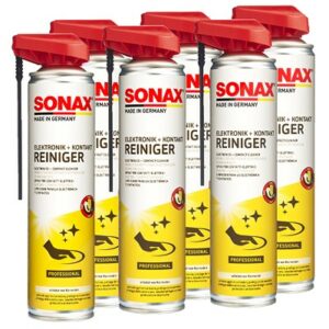 Sonax 6x 400ml Elektronik + KontaktReiniger m. EasySpray  04603000
