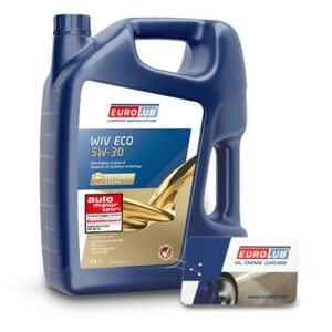 Eurolub  5 L WIV ECO SAE 5W/30 + Ölwechsel-Anhänger  211005 : 150791B