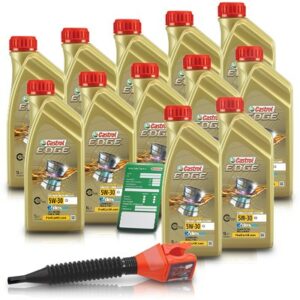 Castrol  12x 1 L EDGE TITANIUM FST 5W-30 C3+ Anhäng  DE01675 : 15530C : 3050