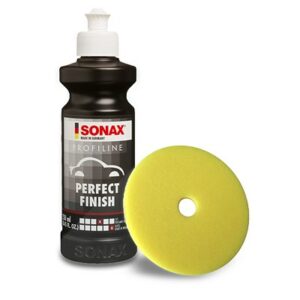 1x 250ml PROFILINE Poliermittel Perfect Finish+Exzenterpad medium 02241410