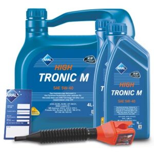 6 L HighTronic M 5W-40 + Ölwechsel-Anhänger + Einfülltrichter 15F48D