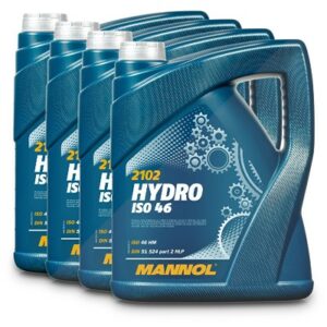 4x 5 L Hydro ISO 46 Hydrauliköl MN2102-5