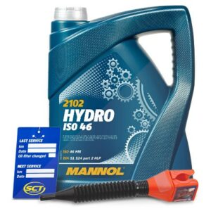 5 L Hydro ISO 46 Hydrauliköl + Ölwechsel-Anhänger + Einfülltricht MN2102-5