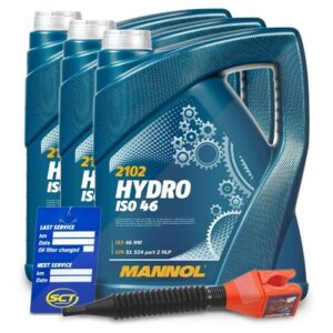 15 L Hydro ISO 46 Hydrauliköl + Ölwechsel-Anhänger + Einfülltrich MN2102-5