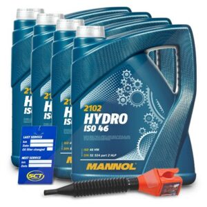 20 L Hydro ISO 46 Hydrauliköl + Ölwechsel-Anhänger + Einfülltrich MN2102-5