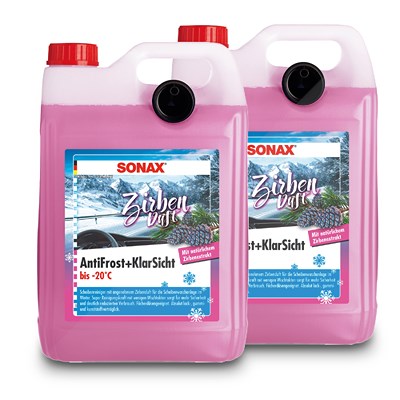 2x 5 L AntiFrost + KlarSicht bis -20°C Zirbe Scheibenfrostschutz 01315000