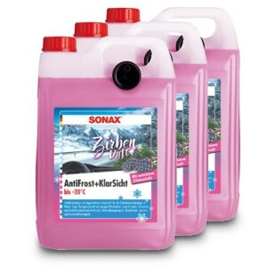 3x 5 L AntiFrost + KlarSicht bis -20°C Zirbe Scheibenfrostschutz 01315000