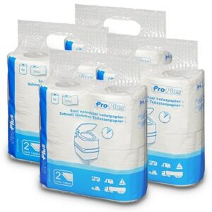 4x Toilettenpapier Set - schnell löslich (16 Rollen) 370418