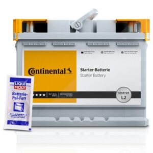 Starterbatterie LB2 60Ah 580A + 10g Batterie-Pol-Fett 2800012020280