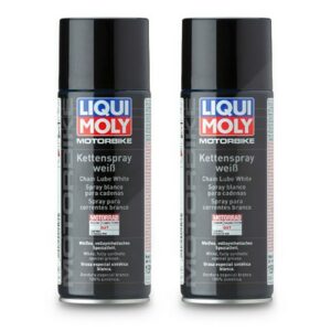 2x 400 ml Motorbike Kettenspray weiß 1591