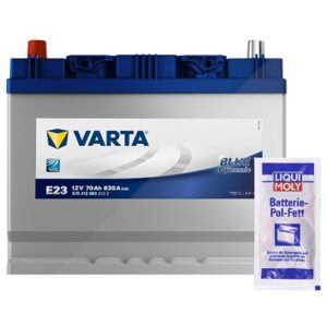 VARTA Starterbatterie BLUE dynamic 70Ah 630A E23+10g Pol-Fett 5704120633132