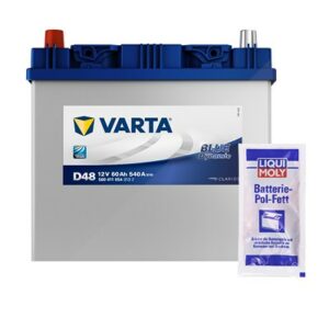 Starterbatterie BLUE dynamic 60 Ah 540 A D48+10g Pol-Fett 5604110543132